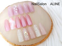 ネイルサロン アリーヌ(ＡＬＩＮＥ)の雰囲気（【初回オフ無料+ハンド限定¥5500→¥4980】※写真3月新作¥5500　）