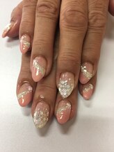 イーズネイル 堺(e's Nail)/シンプル斜めフレンチ