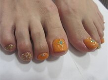 ワンカラージェルネイルショップ イオン新潟東店/オレンジ