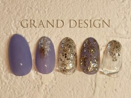 キラキラニュアンスネイル