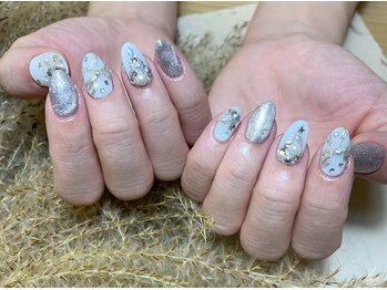 ミュゼアート(musee art)/冬のネイル ホワイトデザイン