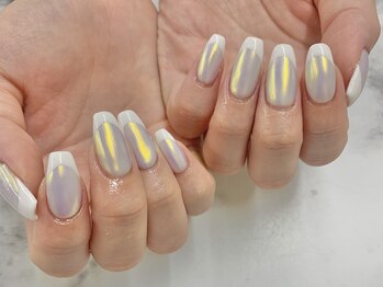 ネイルサロン ドゥ(Nail Salon Doux)/(平田)ミラーフレンチ