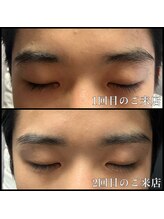 眉毛男子 新宿店/リピーター様の変化