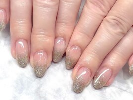 秋　ラメグラデーション☆