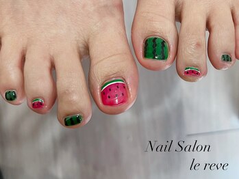 ネイルサロン ルレーヴ(Nail Salon le reve)/フットアート10本☆