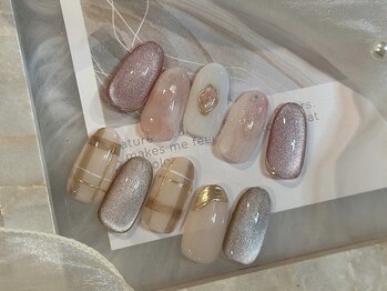 アイネ 天満(aine.)の写真/【持込みデザインOK◎】貴方だけの個性も取り入れつつ、オフィスや日常にも馴染む大人上品な指先を叶える☆