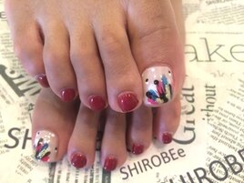 秋フットネイル＊