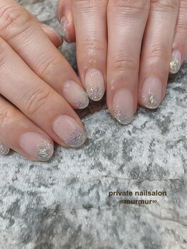プライベート ネイルサロン マーマ(murmur)/ラメグラデーションネイル
