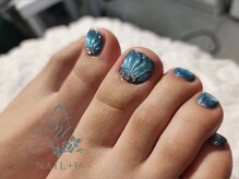 ネイルプラスユウ(NAIL+U)/ぷっくりシェルnail【フット】