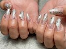 ジェルチップで時短に長さ出し♪