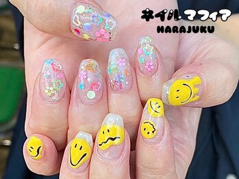 ネイルマフィア 原宿(NAIL MAFIA)/春カラー/キラキラ/ホログラム