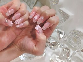 ピンクリボンネイル