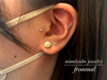 フロムネイルアンドアイラッシュ 神戸三宮(from nail&eyelash)/耳つぼジュエリー三宮パラジェル