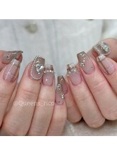 クイーンズビューティーサロン 新宿本店(Queen's beauty salon)/チップ長さ出し10本やり放題