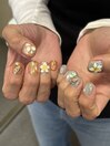 プルメリア夏ネイル
