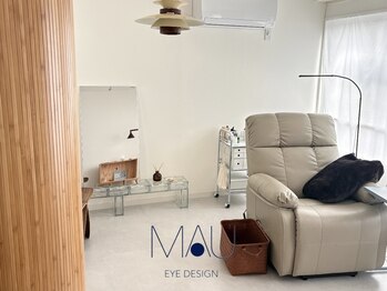 MAU eye design【10月1日NEW OPEN(予定)】の写真/【完全個室のゆったり空間】周りの目を気にせずリラックスできる♪こだわりのインテリアで癒しの時間を