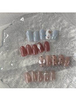 M beauty studio HOPE+Emkaの写真/【】シンプルで上品、毎日になじむ大人かわいいネイルを。
