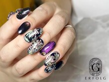エアフォルク 銀座(ERFOLG)/圧巻！ネオン×花火ネイル