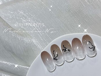 恵比寿/リボンネイル