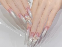 ナユキ 池袋店(NA.YUKI)/冬のスノーホワイトネイル