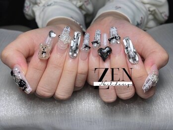 ゼン ネイル デザイン 池袋(ZEN NAIL DESIGN)/* 長 さだしやり放題×つけ放題
