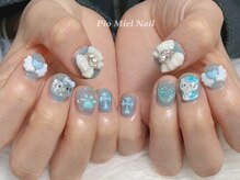 ピオミエルネイル 新宿(pio miel nail)/ブルーゆめかわネイル