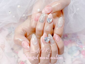 エンジェルネイルサロン(Angel nail salon)/ハートマグネットXハート