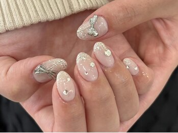 ネイルメゾン 池袋店(NAIL MAISON)/★チェーンリボン¥6980