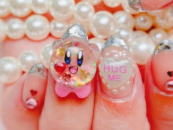 お客様オーダー推し活痛ネイル