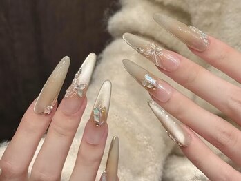 Best Nail 銀座店【ワンホンネイル・スカルプ・パラジェル・上品ジェルネイル】/春持ち込みデザインチップ