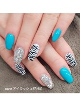 サヴァ アイラッシュアンドネイル(sava)/【艶やかゼブラネイル】