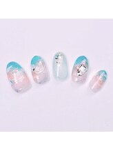 ネイルベース ネイル ケア サロン ミウラ(miura)/ハンド定額★季節華やかアート