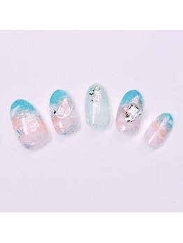 ネイルベース ネイル ケア サロン ミウラ(miura)/ハンド定額★季節華やかアート