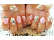 トータルサロン 白べぇーっ プラス/派手カワネイル☆