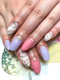 ～ふんわりフラワーネイル～