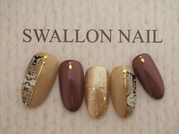 スワロンネイル(SWALLON NAIL)/11.12月定額ネイル♪