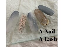 エーネイル エーラッシュ(A-NAIL A-LASH)/定額ハンドネイル【倉敷】