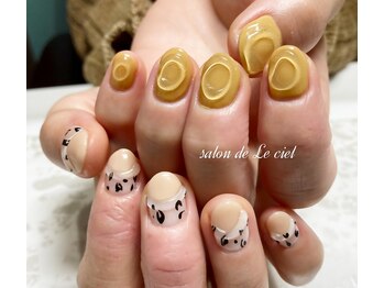 ダルメシアン*アシメnail