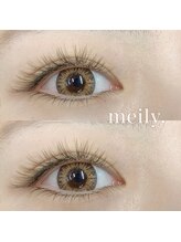 メイリー アイラッシュ 関内(meily.eyelash)/ブラウンカラーフラットラッシュ