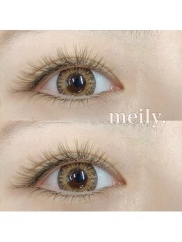 メイリー アイラッシュ 関内(meily.eyelash)/ブラウンカラーフラットラッシュ