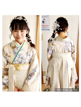 ジャポネスク(JAPONESQUE)/袴着付け&ヘアセット