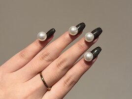 Bigなパールでインパクト◎