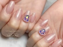 モアニヒロオ 広尾駅前店(MOANI Hiroo)/マオジェル×ビジューネイル