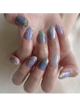 リジョイスヘア エン(REJOICE hair EN)/梅雨ネイル