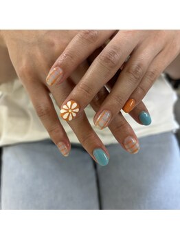 アメリカンフラワーネイル