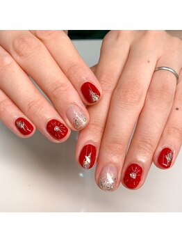 はあとねいる 宇治店/ぷっくりお花デザイン☆