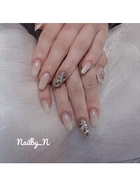 ワンカラー＋埋め尽くし２本