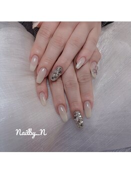 ワンカラー＋埋め尽くし２本 