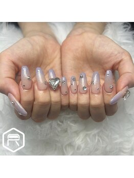 レディスペネイル ノウラ 名駅店(Redispe nail NouRa)/パープルネイル