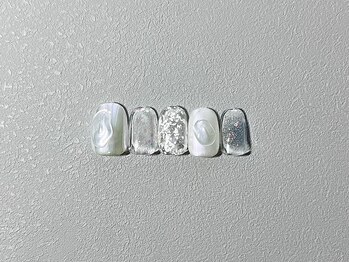 オーロラネイル　ラメネイル